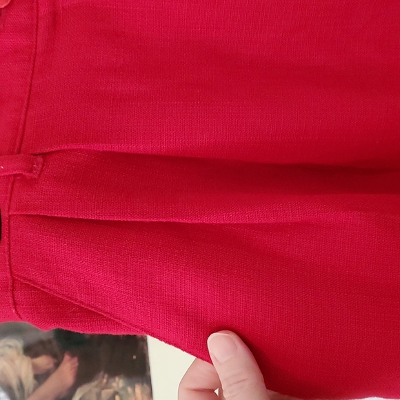 Vintage dark red culottes - Picture 2 of 7